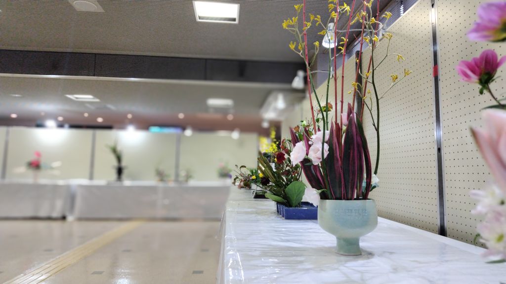 産業文化会館管理棟1階の様子