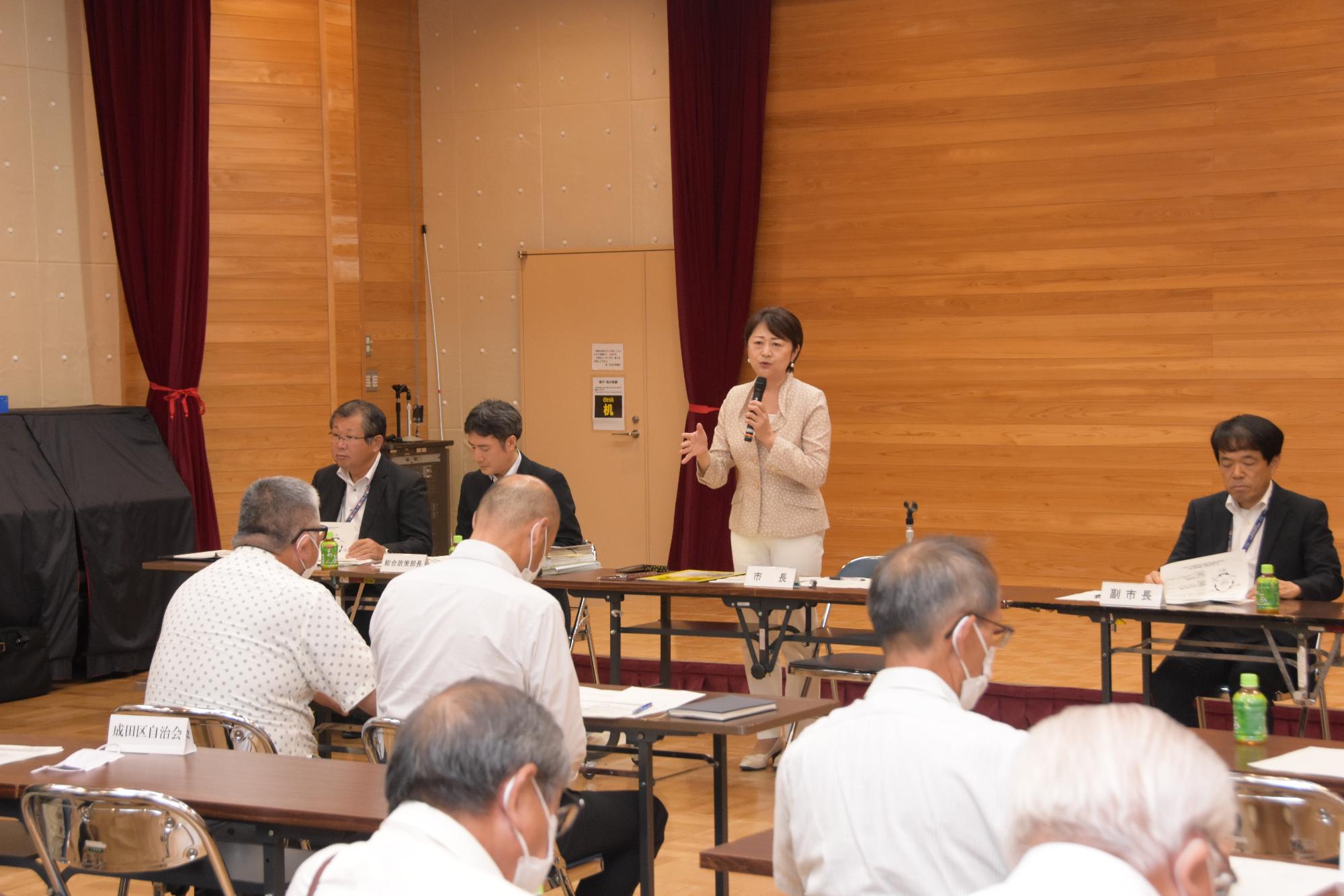 令和5年度市政懇談会の様子2