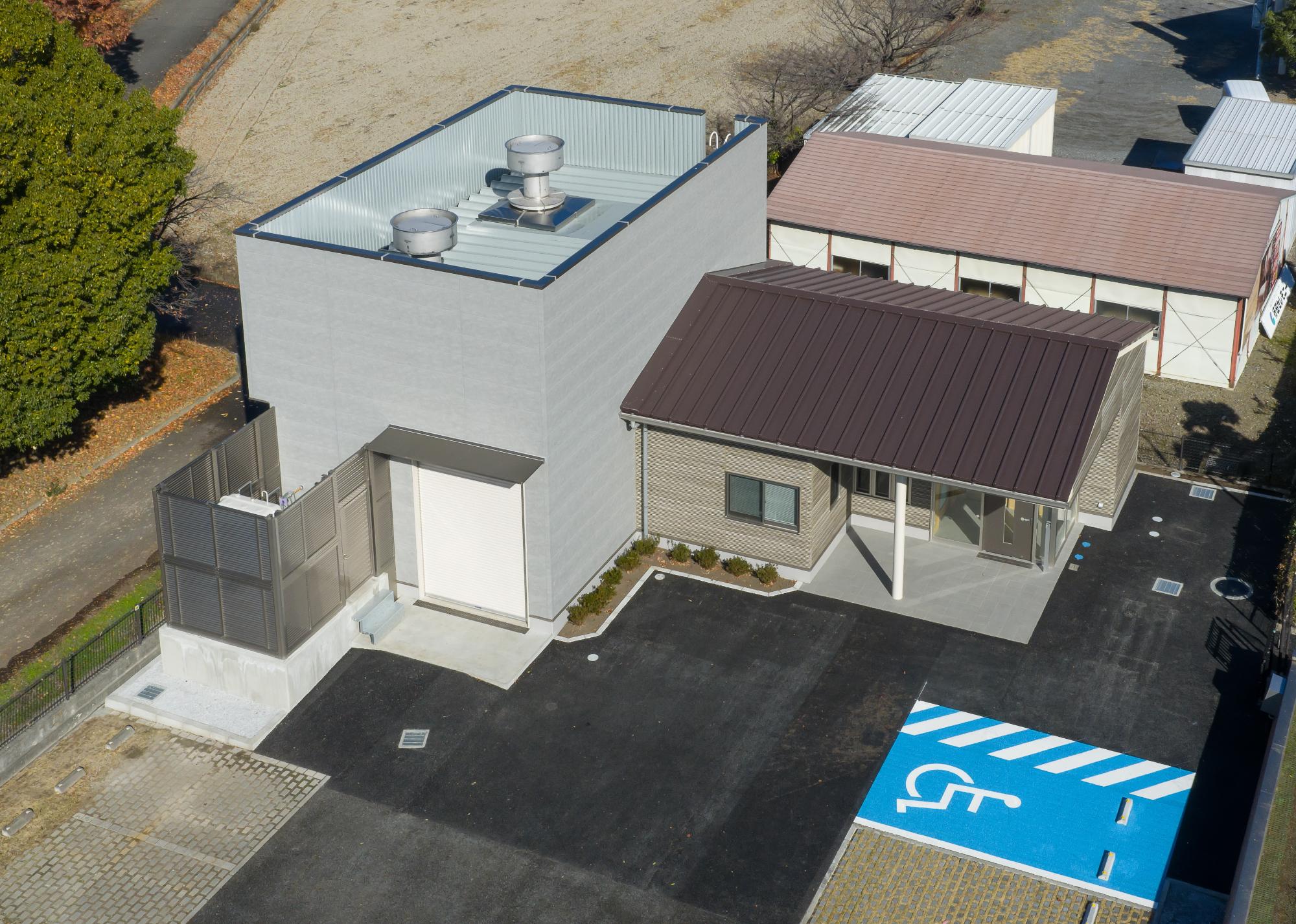 5行田市斎場小動物火葬棟新築工事の完成写真