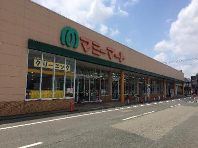 「マミーマート」と書かれた看板のある行田谷郷店の店舗外観写真