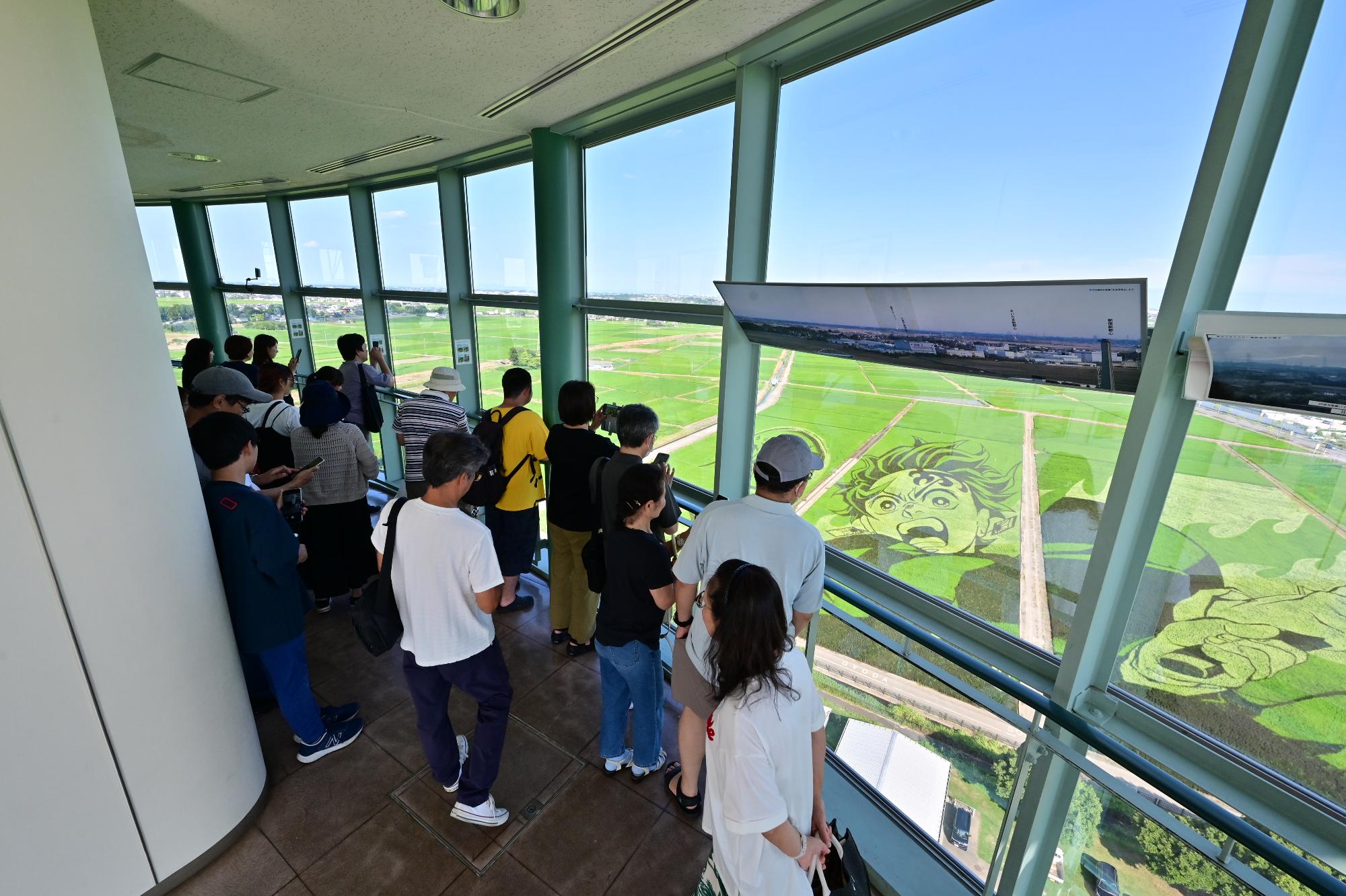 展望台からの様子