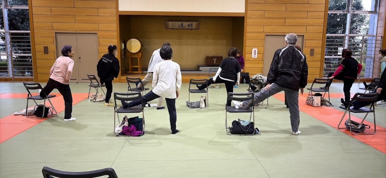 運動実習の様子