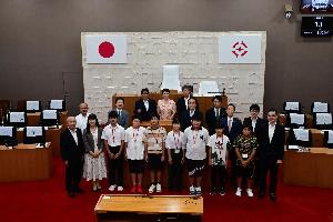 議場体験