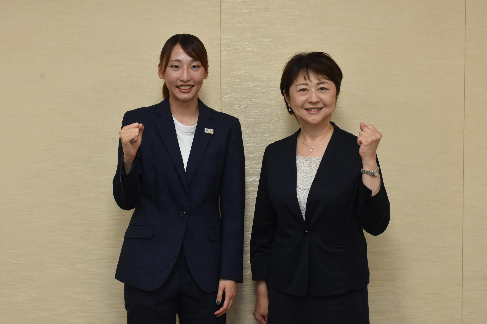 荒木地区出身の女子プロサッカー選手　大沼歩加さん